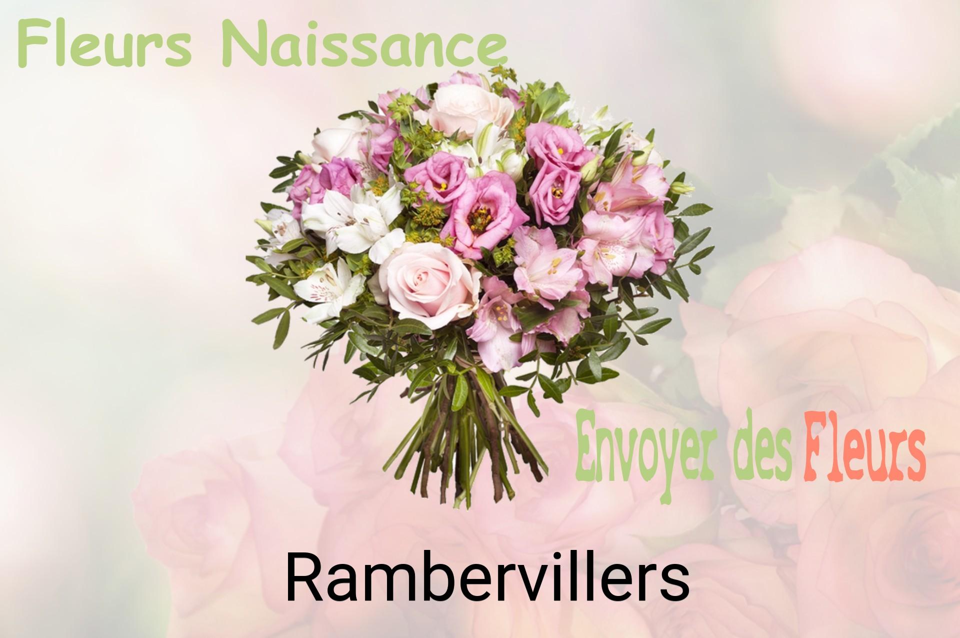 Bouquet de fleurs de naissance livré à Rambervillers